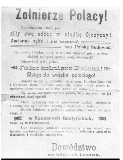 107° Aniversario del Levantamiento de Wielkopolska